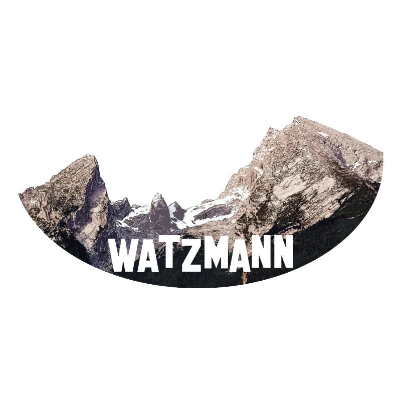 Watzmann avec écriture