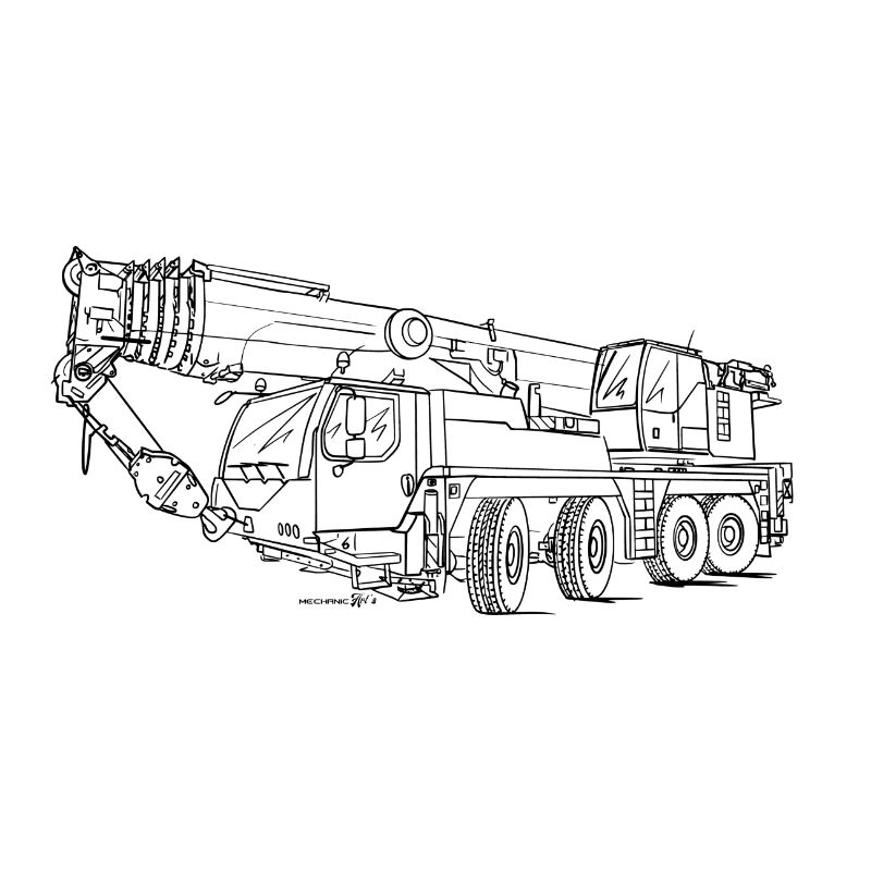 Mobile crane LTM 1090 4.1 dark