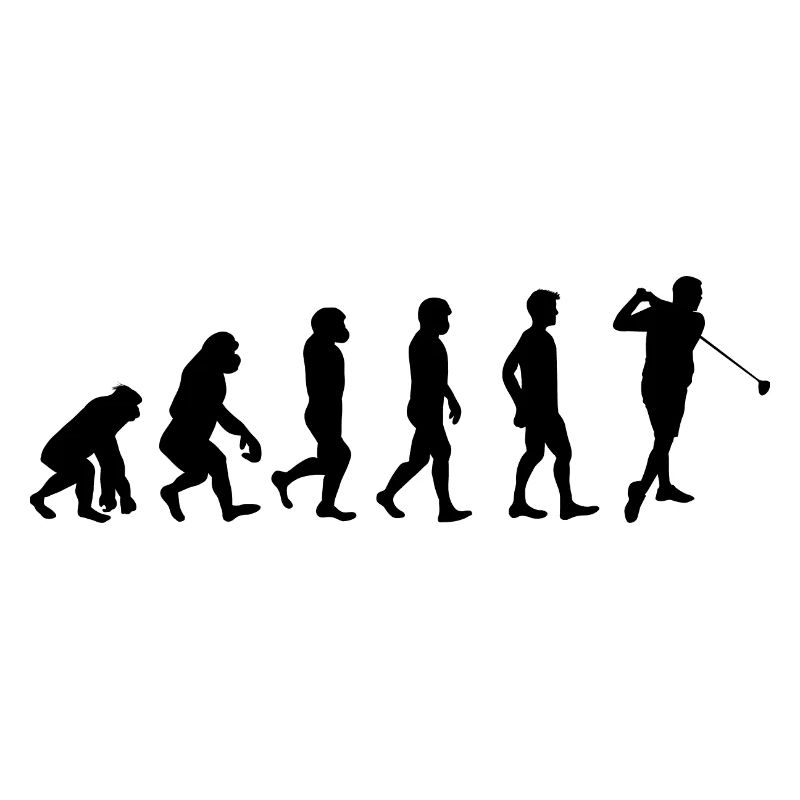 Golf Evolution Golfer Golf Papa Nachwuchsgolfer