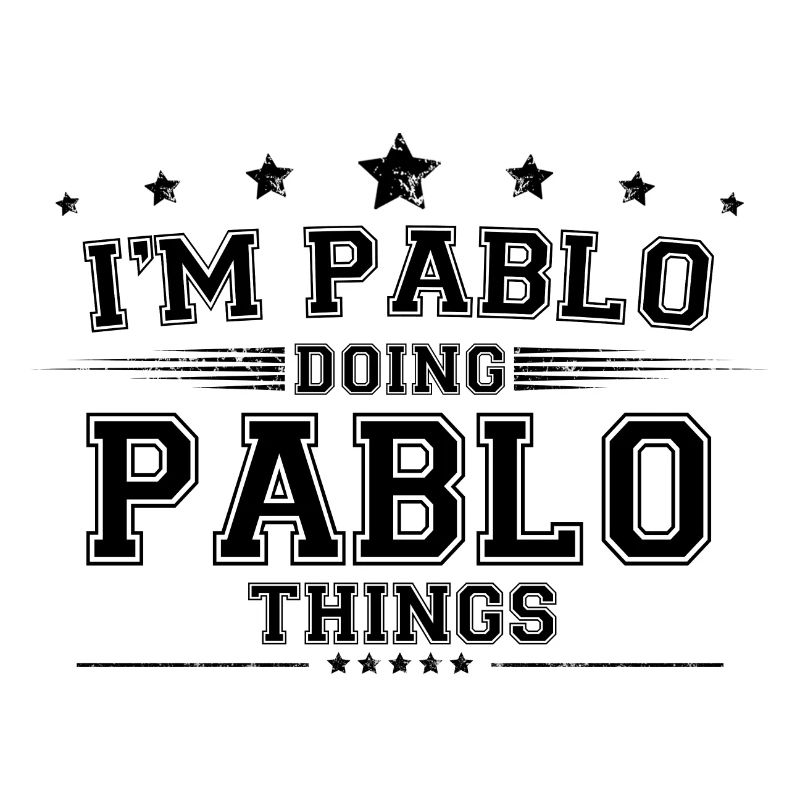 i’m Pablo doing Pablo things