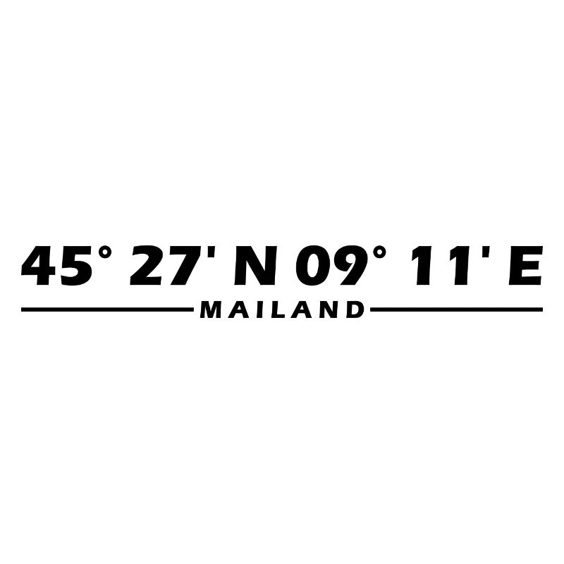 Coordonnées de Milan