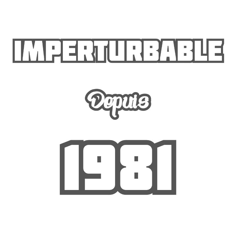 Année de naissance / Birth year - 1981