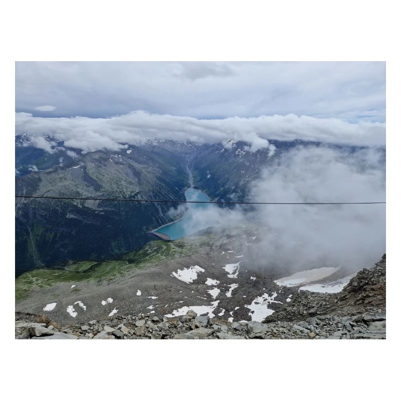 Blick auf den Schlegeis Stausee