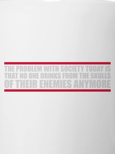 drinks from enemies skulls