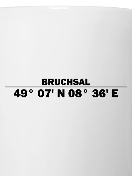 Bruchsal coordinates