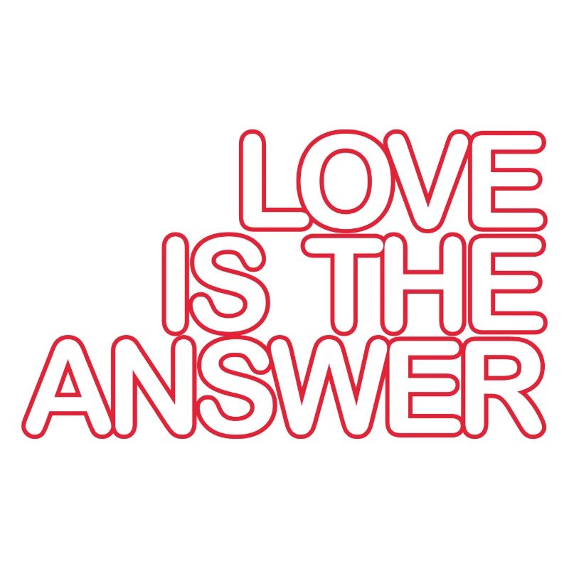 LOVE is the ANSWER 04 white Krot
