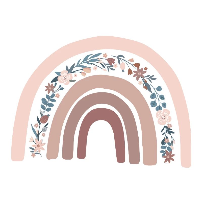 Regenbogen Floral