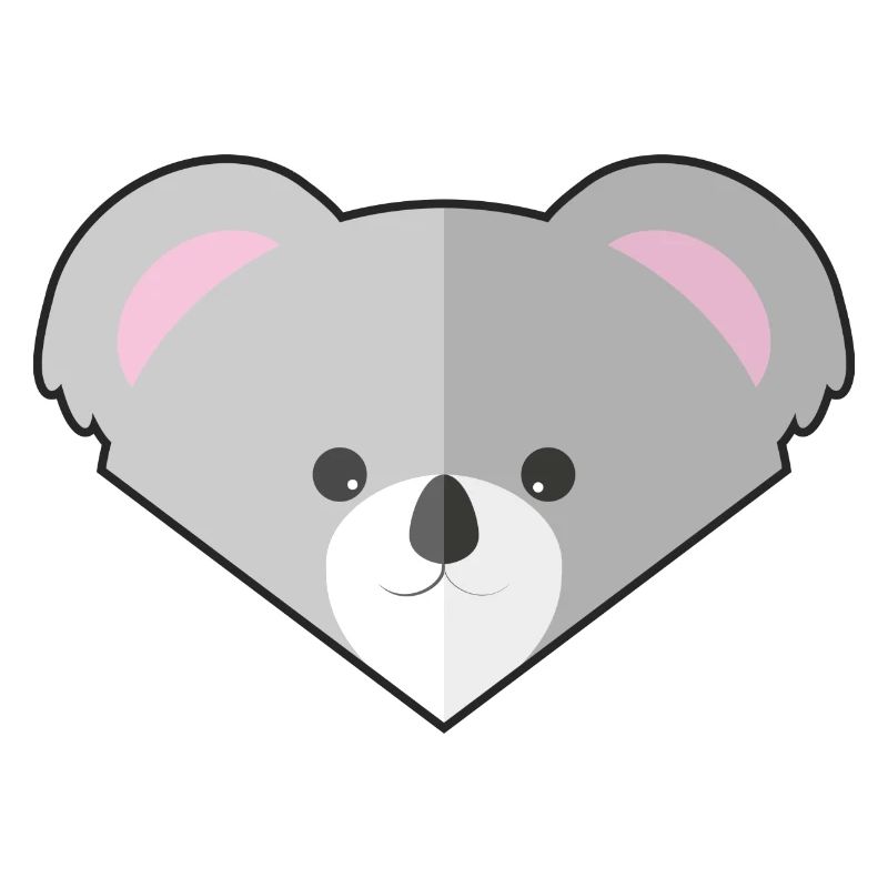 Niedlicher einfacher Koala