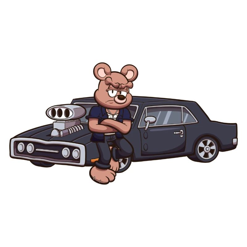 Fast And Angry Teddy Bear