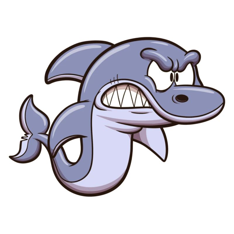 Requin en colère