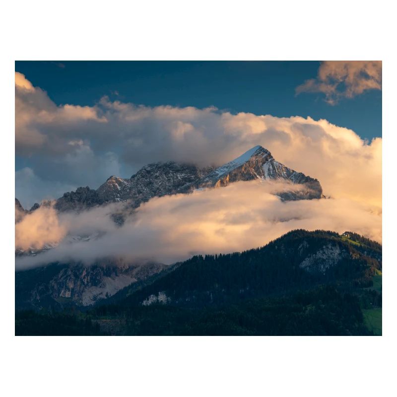 Alpspitze dans les nuages
