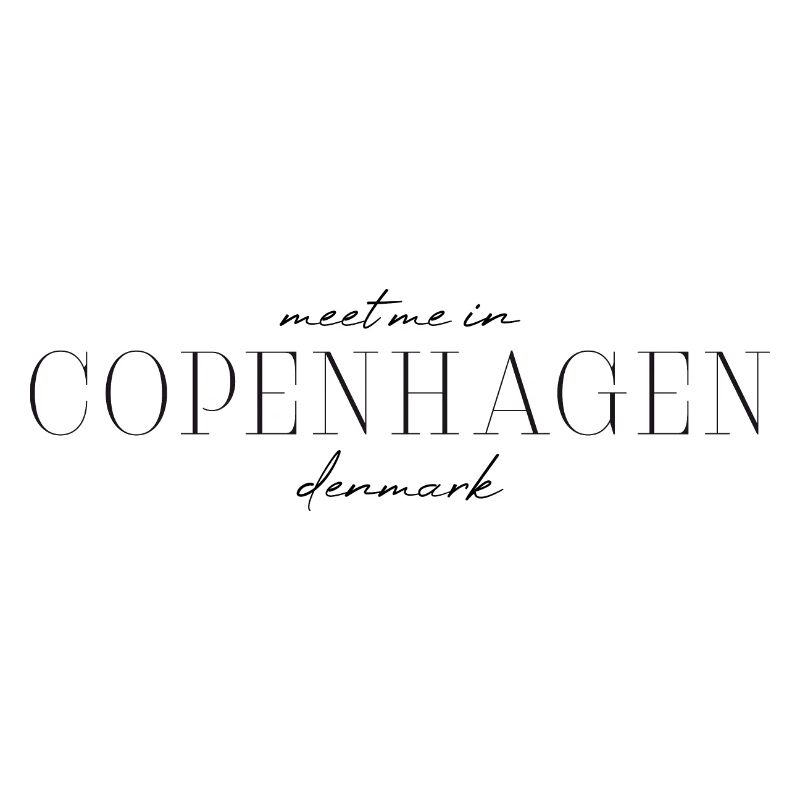 T-shirt design style Copenhague