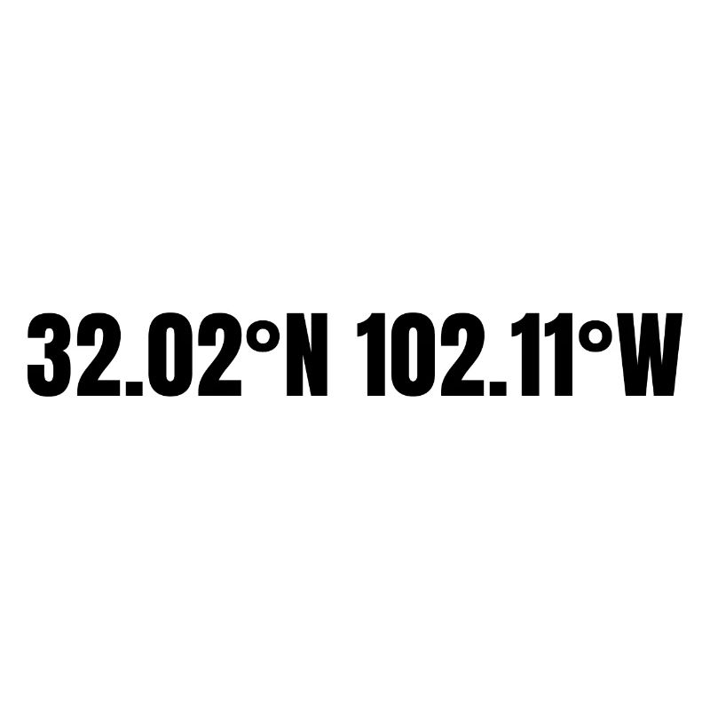 Midland, Texas, USA Coordinates