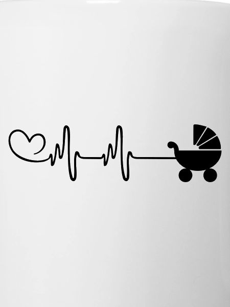Stroller baby pulse heart