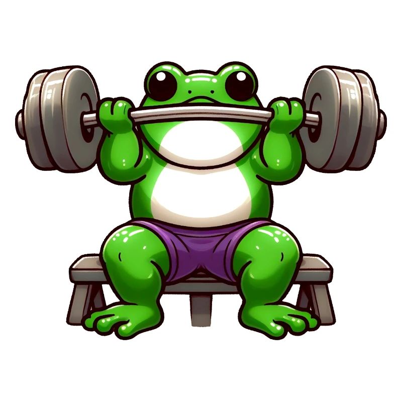 Grenouille Bodybuilder Incroyable