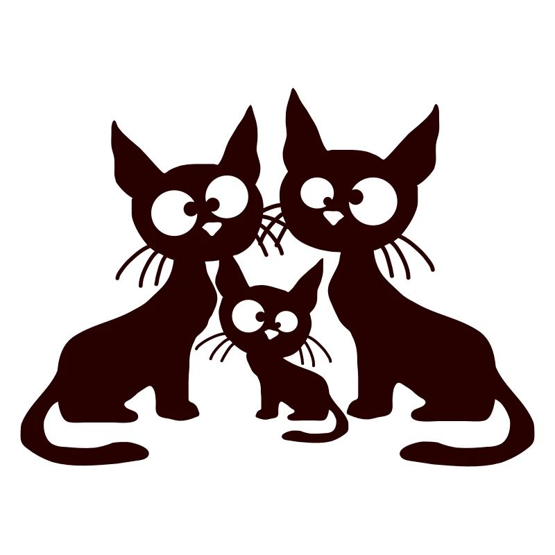 Crazy Cat Mom Dad Kitten Kid Kitten Fun