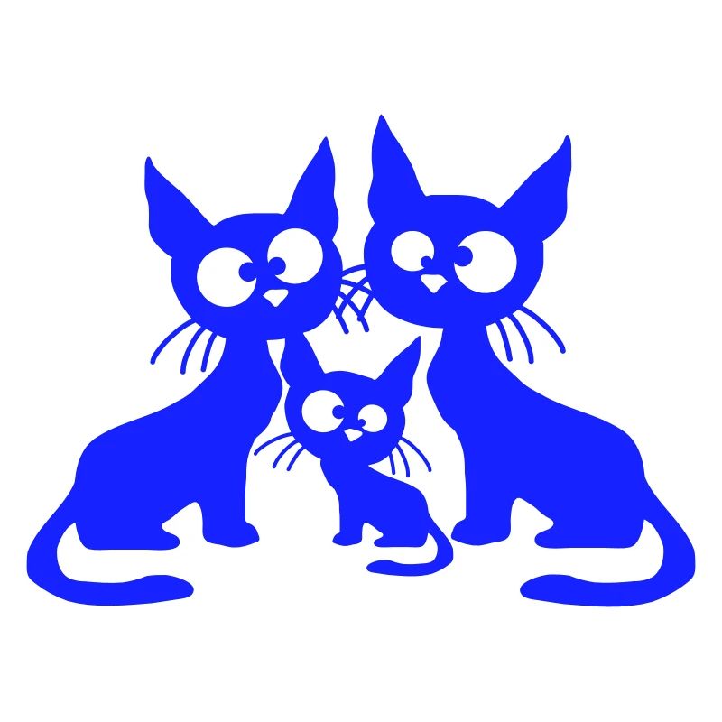 Crazy Cat Mom Dad Kitten Kid Kitten Fun