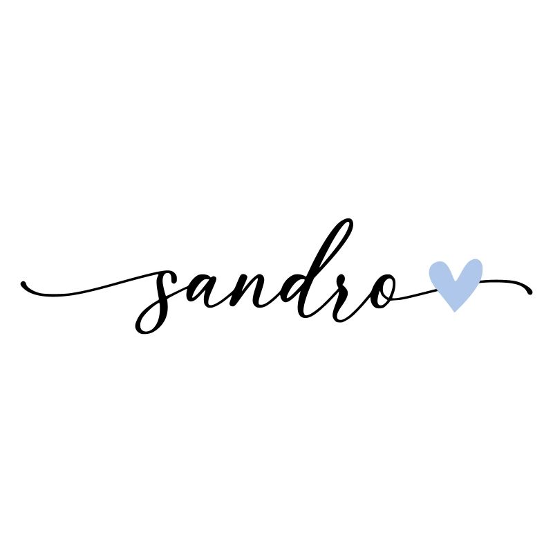 Sandro Name Kalligrafie Schrift
