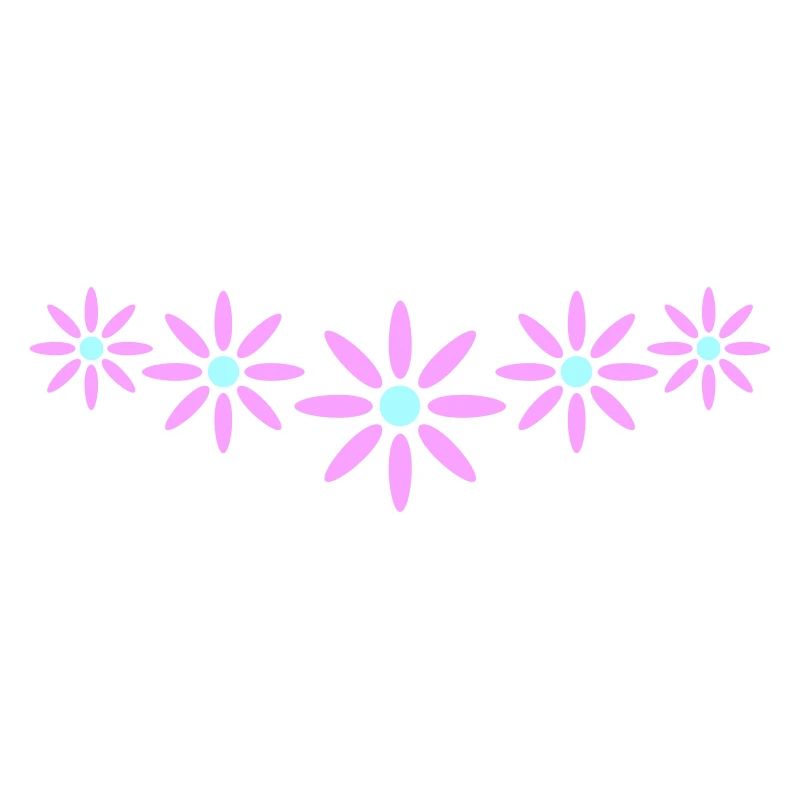 Beaucoup de fleurs colorées belle conception de motif décoratif