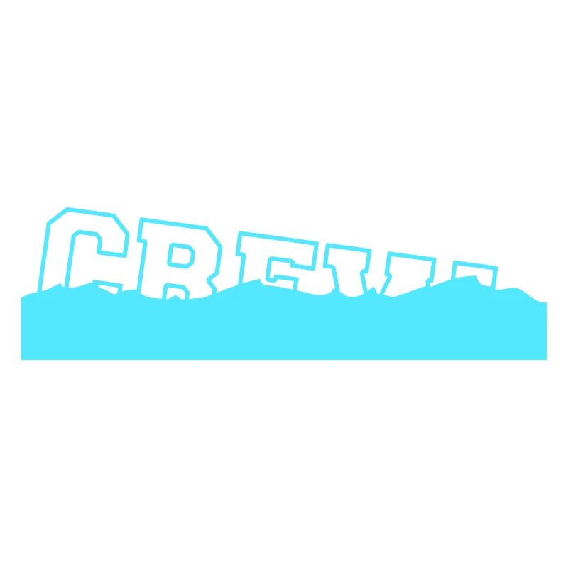 Crew Sinkendes Schiff Wasser Gesunken Spruch Logo