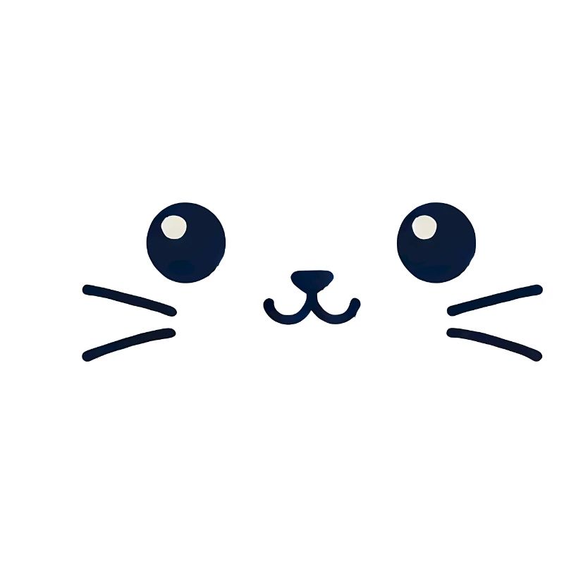 Chat Mystère: Minimalisme Élégant
