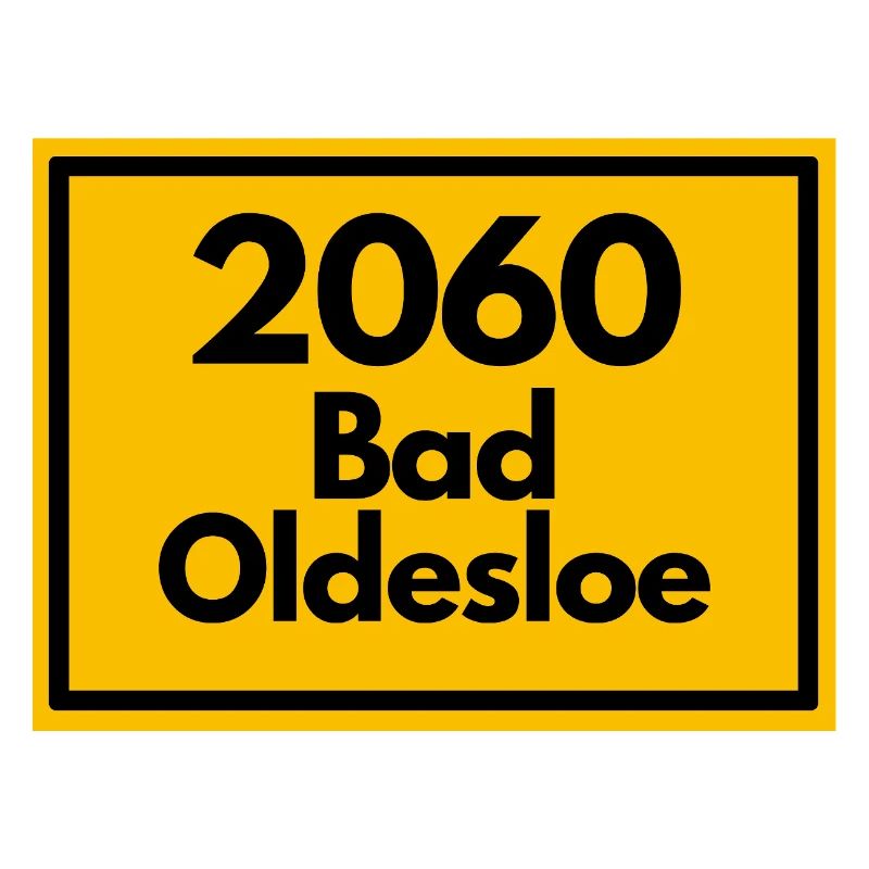 Town sign - then old zip code 2060 BAD OLDESLOE