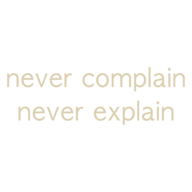 never