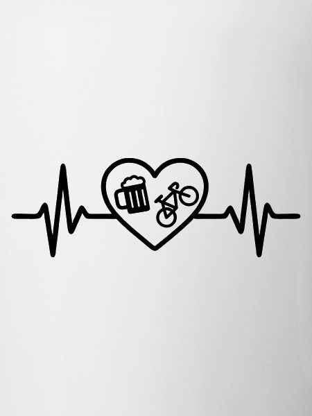 Herz Fahrrad Bier