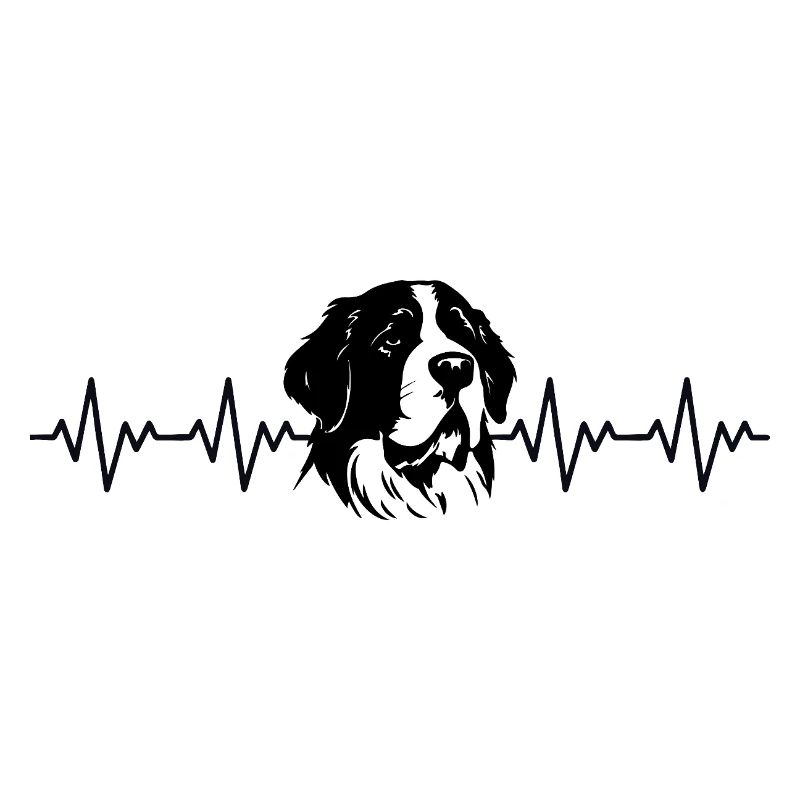 St. Bernard ECG Heartbeat