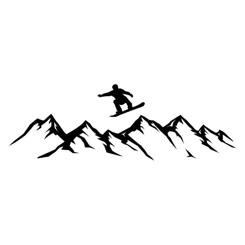 Snowboarder Mountains Snowboard