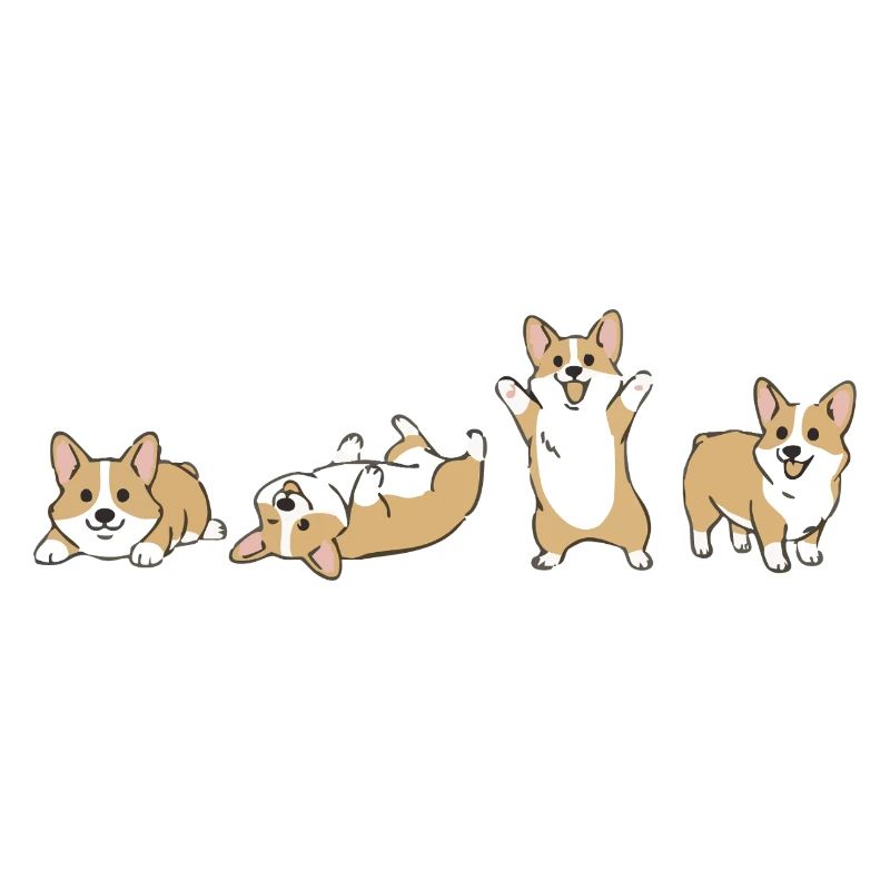 Corgi Parade Chiens Joyeux
