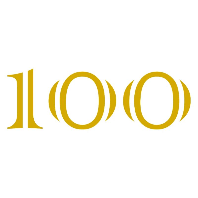 100. 100 ANS. 100e ANNIVERSAIRE. ANNIVERSAIRE 100