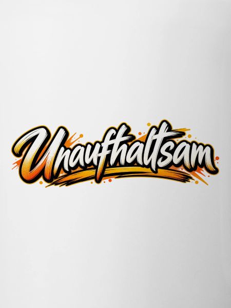 Unaufhaltsam Graffiti Schrift