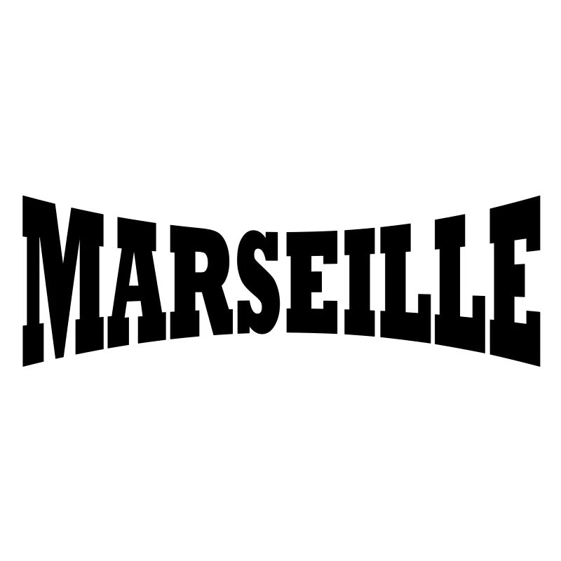 Marseille lettrage