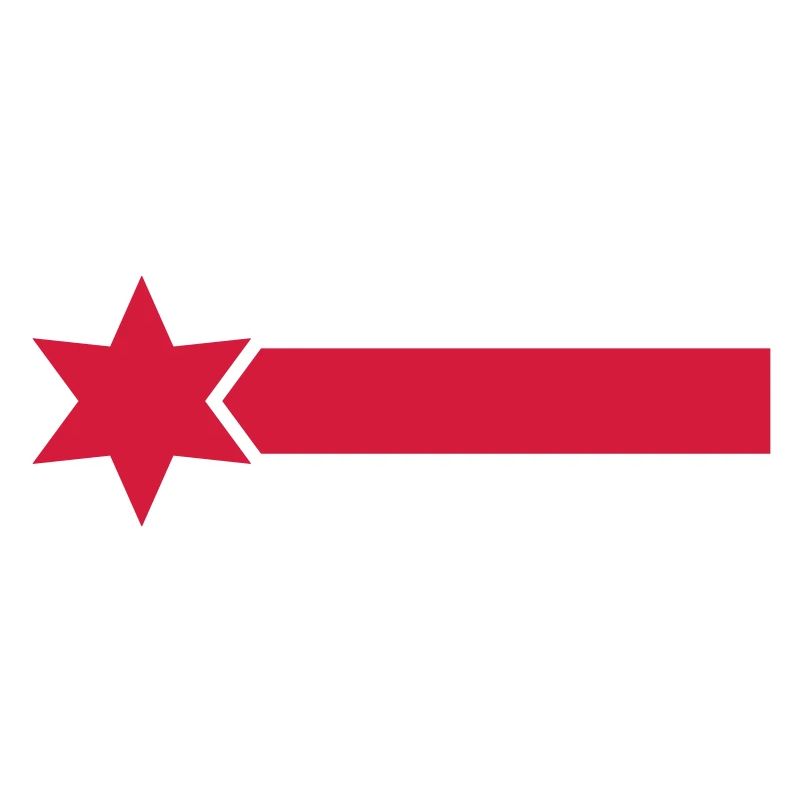 Étoile avec ligne