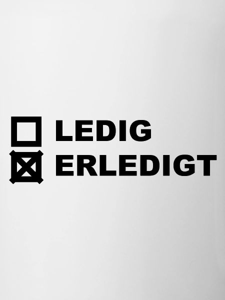 Ledig Erledigt