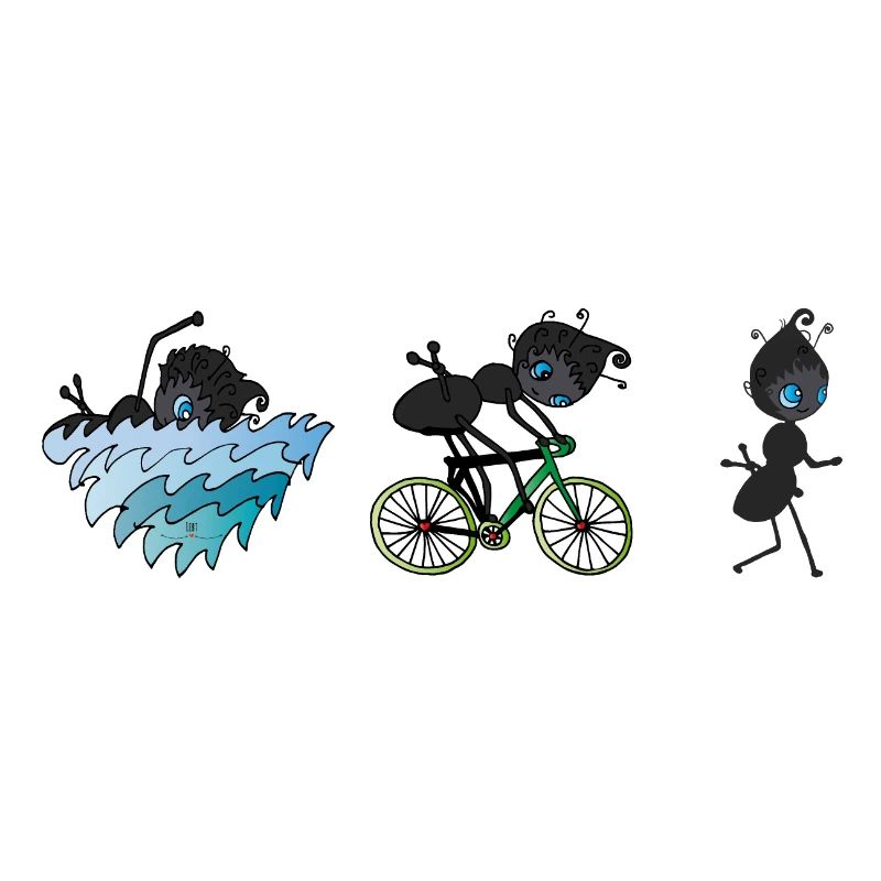 Fourmi triathlon