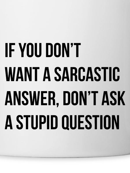 sarcastic comment