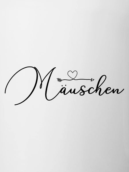 Personalisierbar Maeuschen Herzpfeil