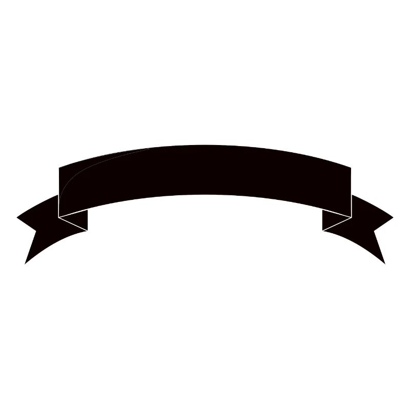 Bannière fanion noir