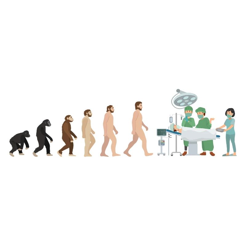 Surgeon Evolution Chief Physician Surgery Gift