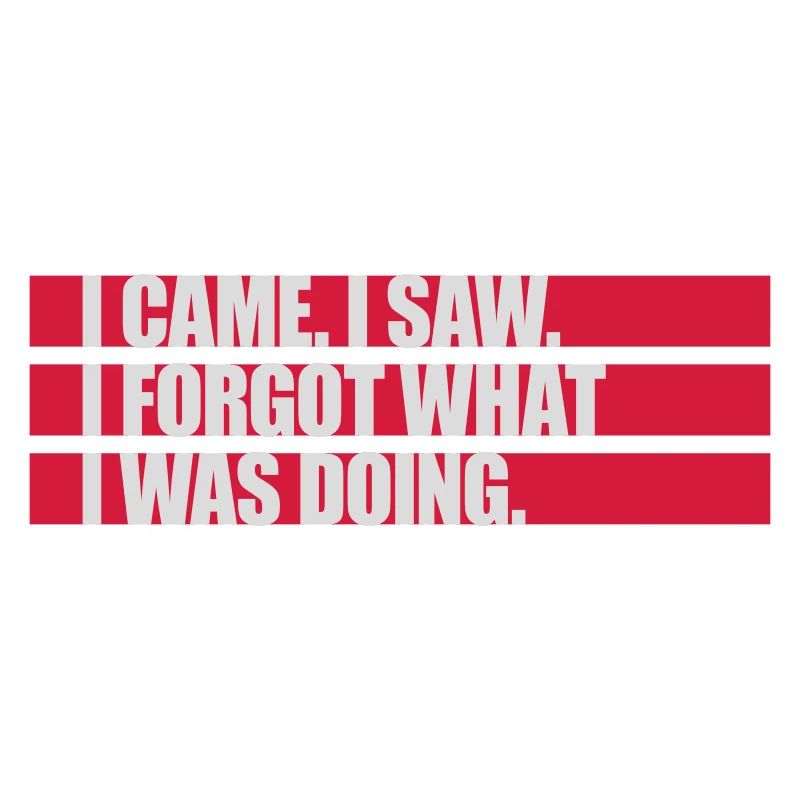 I came saw forget
