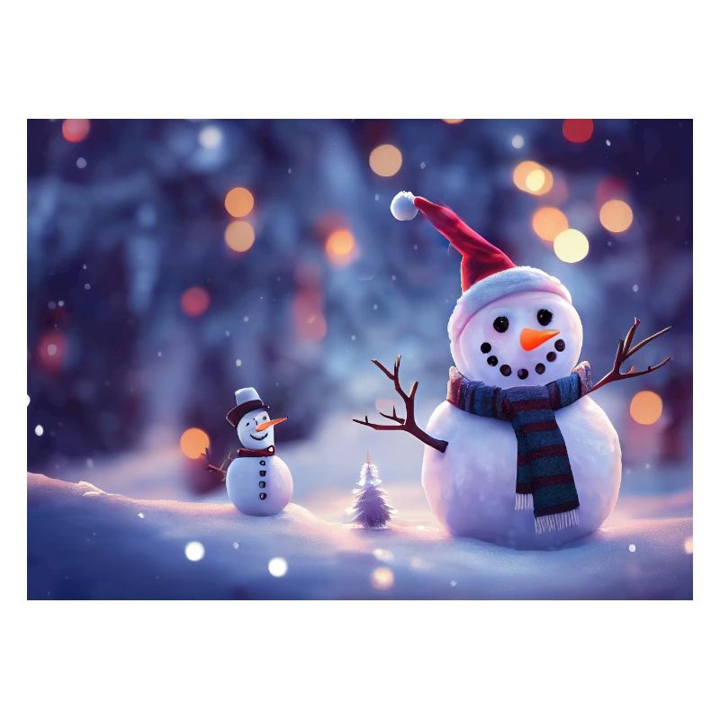 Frohe Weihnachten Schneemann