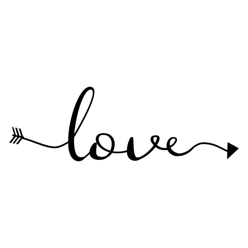Flèche d’amour personnalisable