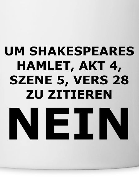 Shakespeares Nein