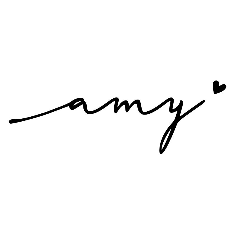 Amy Cursive Name
