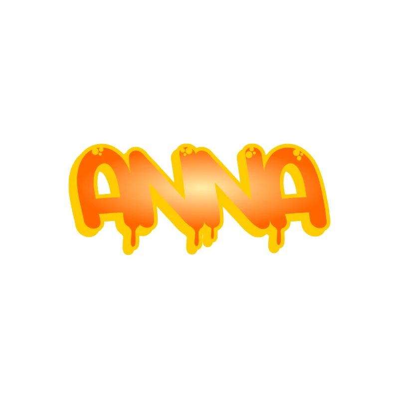 Graffiti Prénom Anna