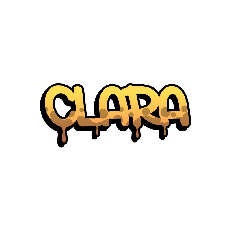 Graffiti-Name Clara