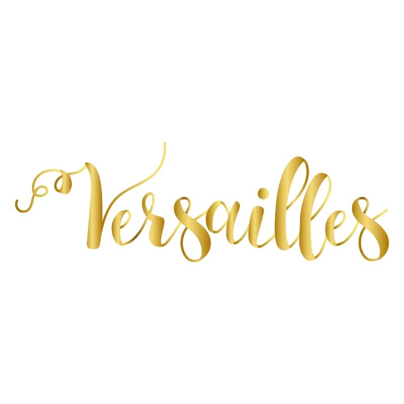 Versailles lettrage or
