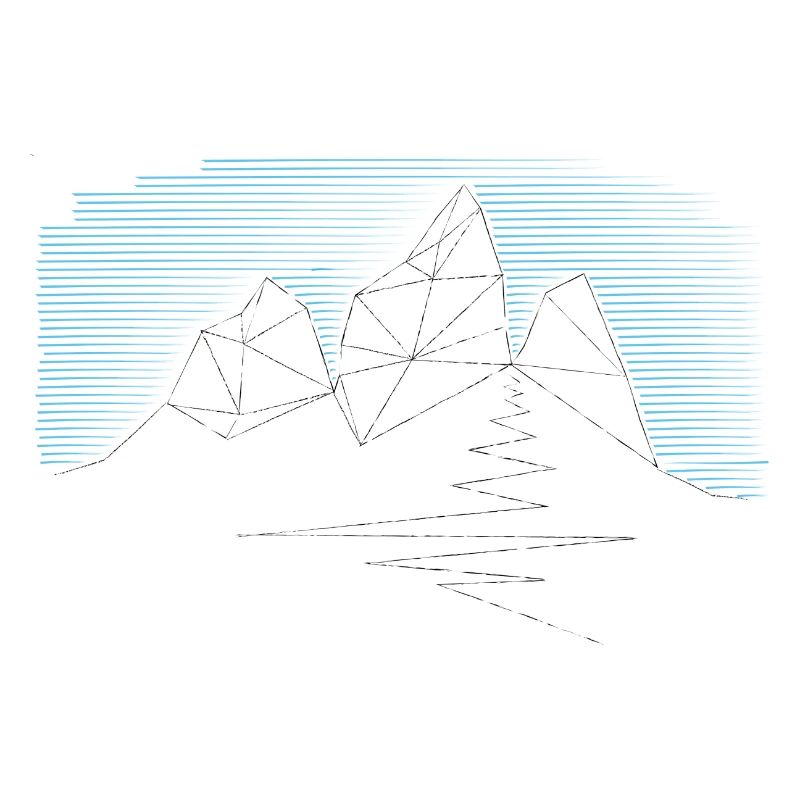 Poly Mountain Motif